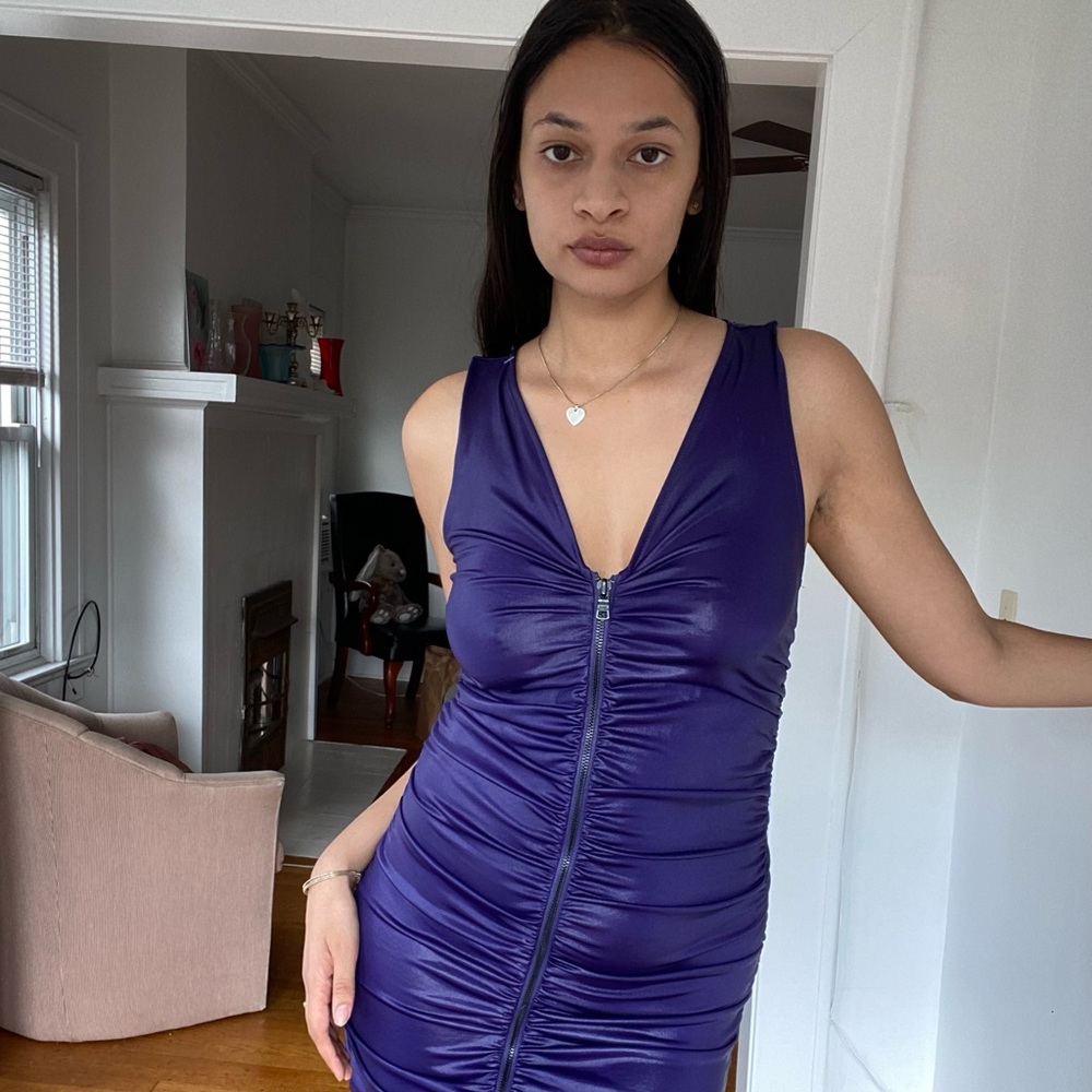 Purple Armani Exchange Dress Vintage